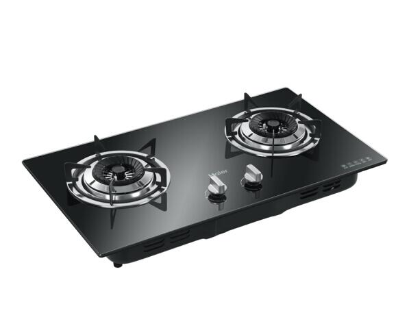 海尔JZT-QE636B钢化玻璃嵌入式燃气灶（天然气）图片