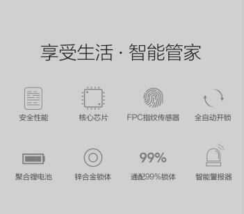 明凯智能锁K9图片
