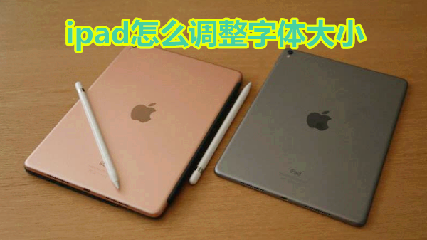 ipad怎么调整字体大小