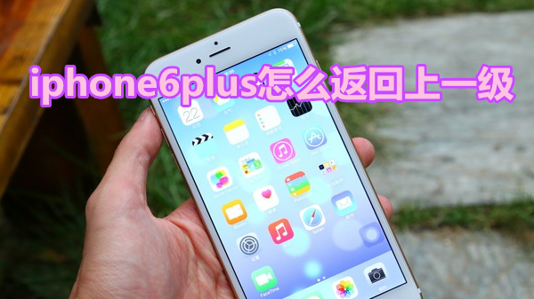 iphone6plus怎么返回上一级