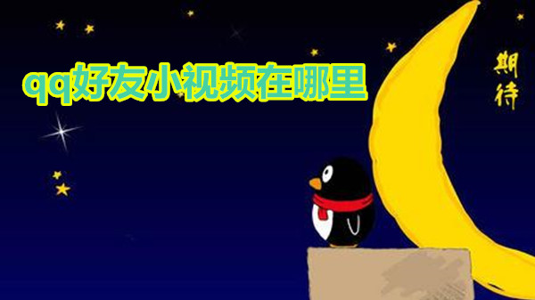 qq好友小视频在哪里
