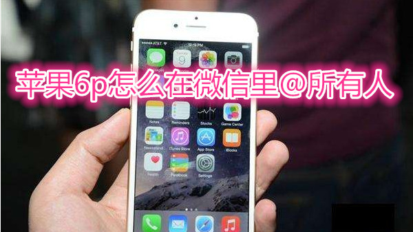 苹果6plus怎么在微信里@所有人
