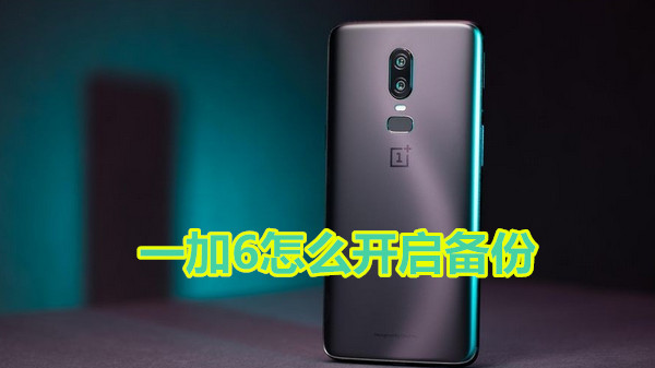 一加6怎么开启备份
