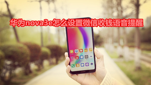 华为nova3e怎么设置微信收钱语音提醒