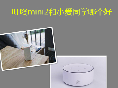 叮咚mini2和小爱同学哪个好