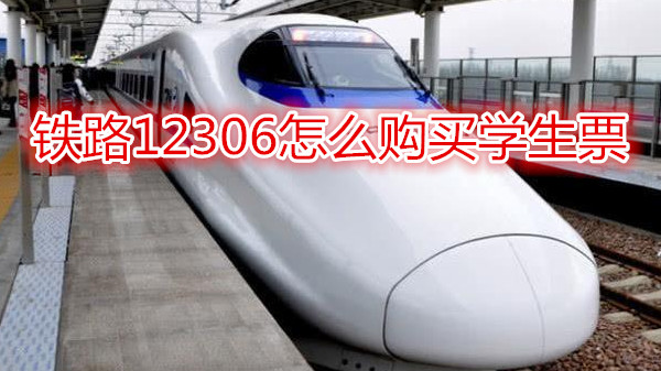 铁路12306怎么购买学生票