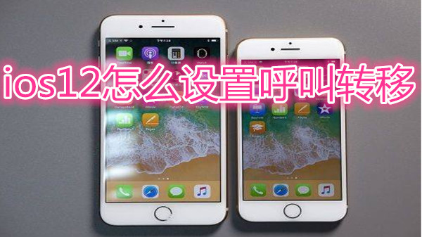 ios12怎么设置呼叫转移