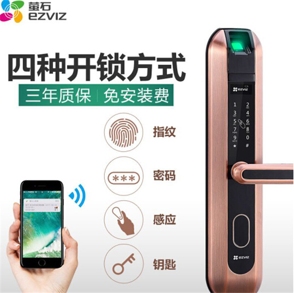 海康威视萤石DL2S指纹锁图片