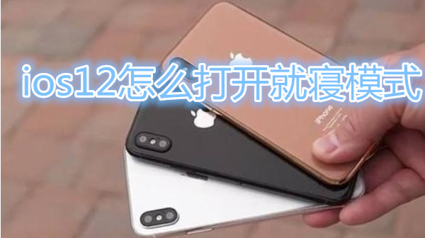 ios12怎么打开就寝模式
