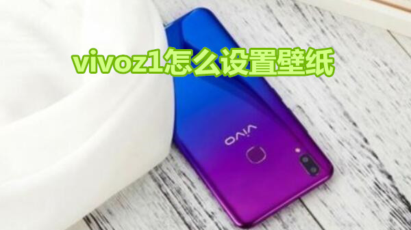 vivoz1怎么设置壁纸