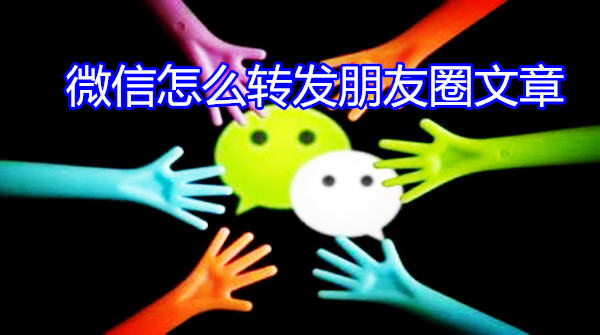微信怎么转发朋友圈文章