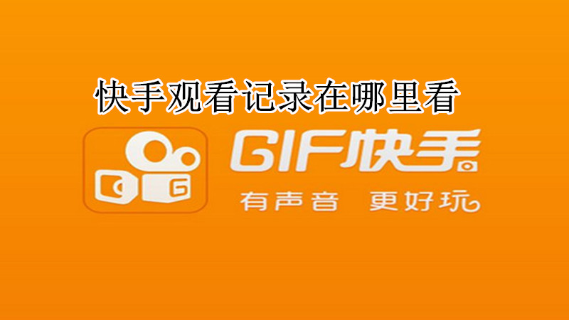 快手观看记录在哪里看