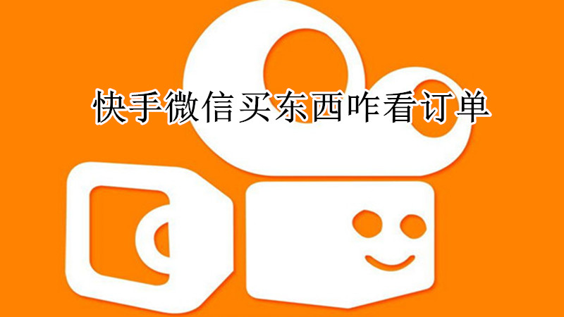 快手微信买东西咋看订单