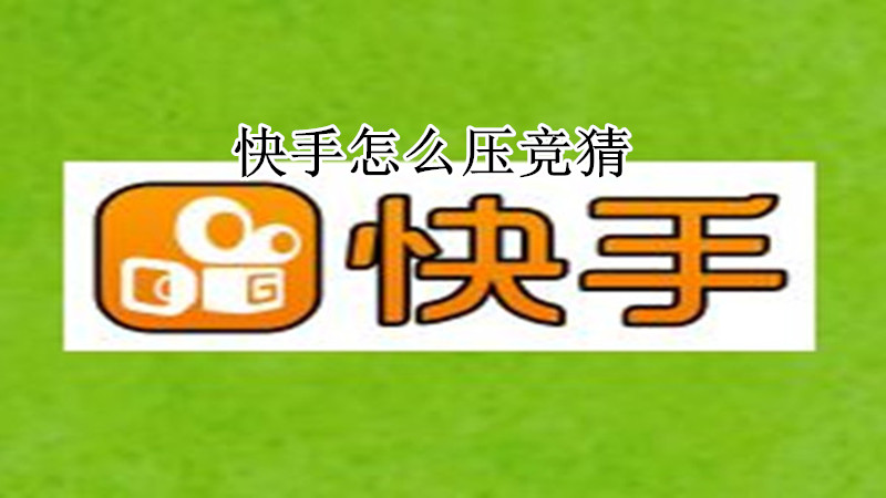 快手怎么压竞猜