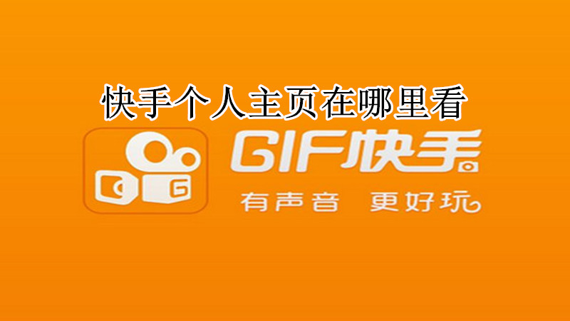 快手个人主页在哪里看