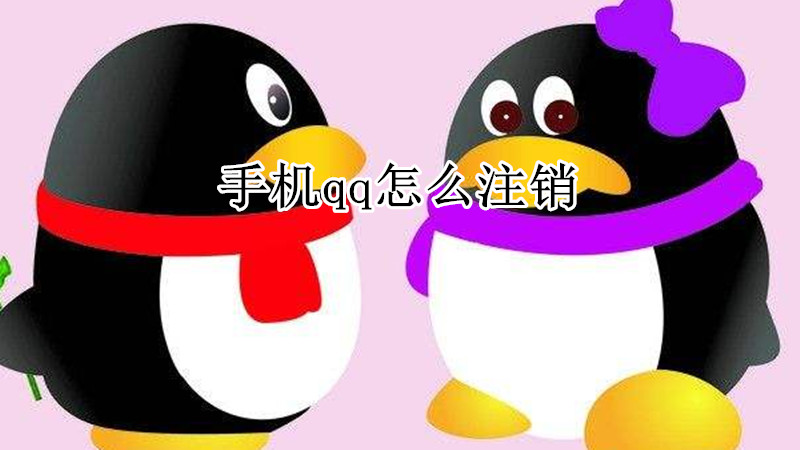 手机qq怎么注销
