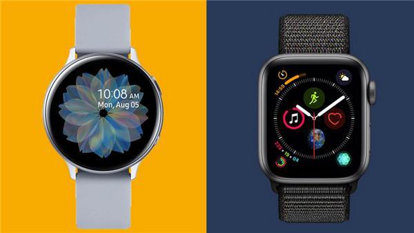 三星Galaxy Watch Active 2和Apple Watch 4区别对比