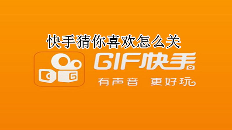快手猜你喜欢怎么关