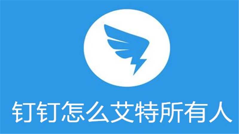 钉钉怎么艾特所有人