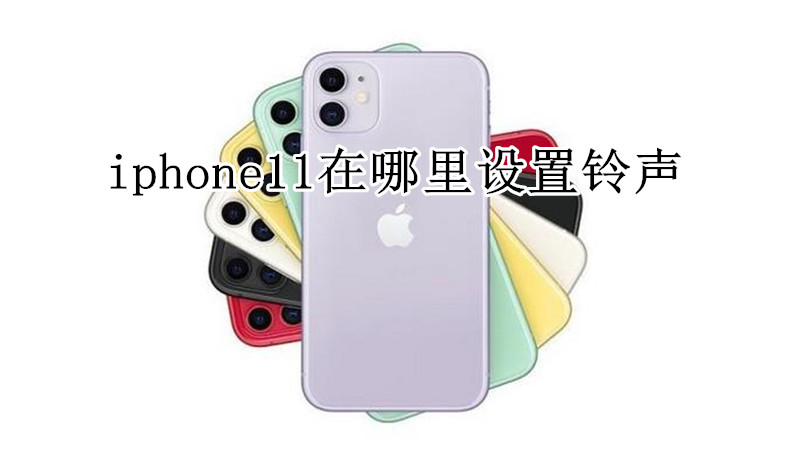 iphone11在哪里设置铃声