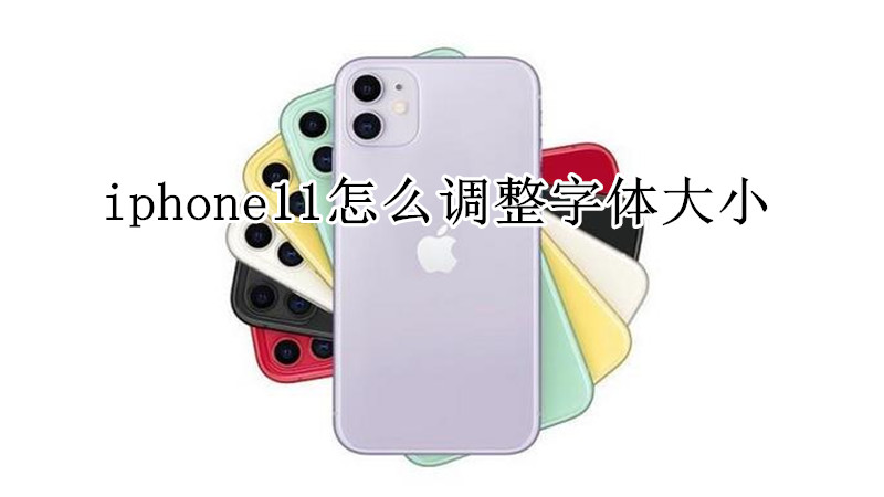 iphone11怎么调整字体大小