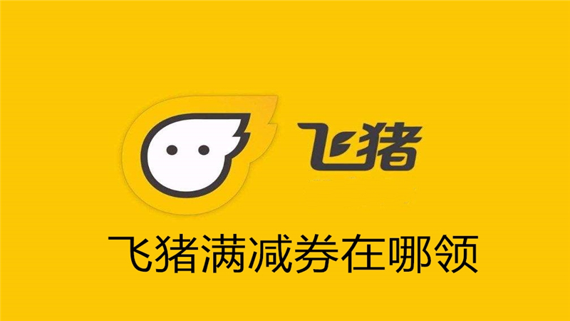 飞猪满减券在哪领