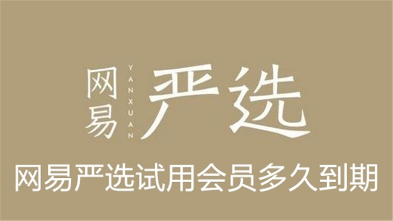 网易严选试用会员多久到期