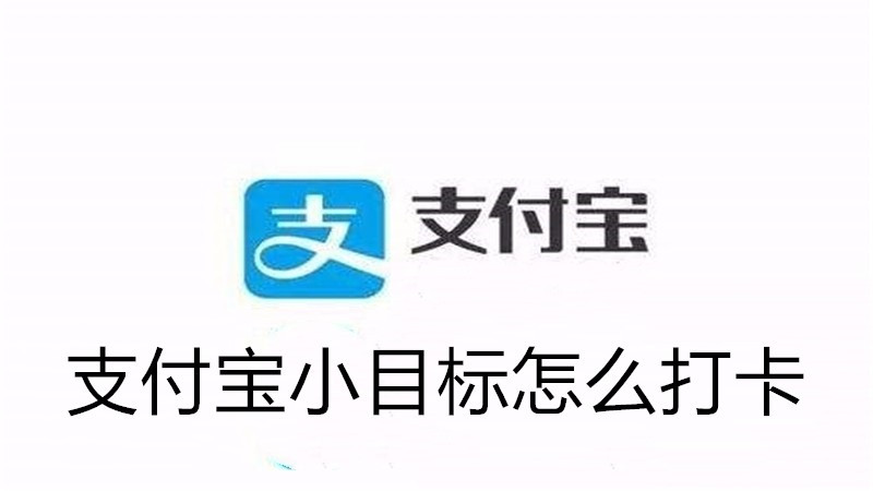 支付宝小目标怎么打卡