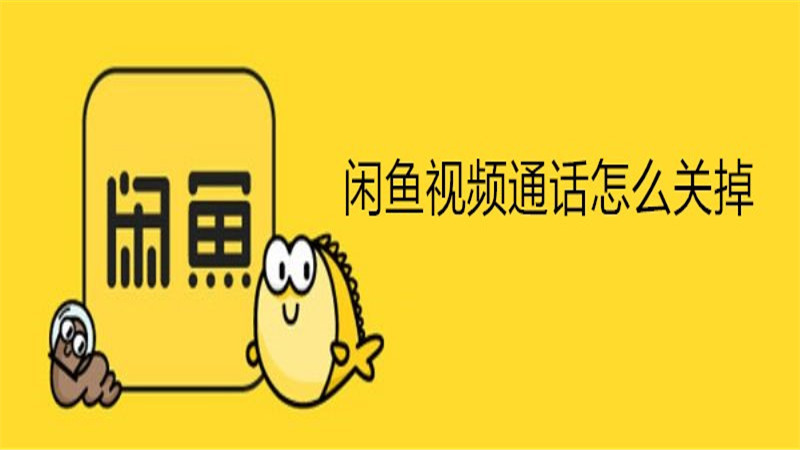 闲鱼视频通话怎么关掉