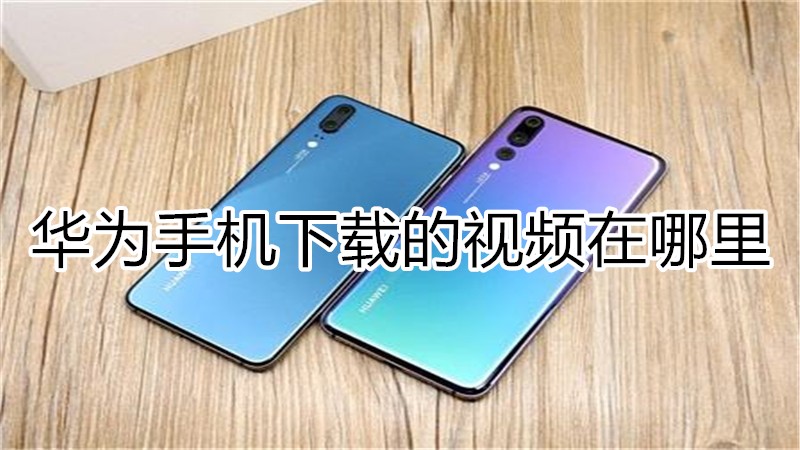 华为手机下载的视频在哪里