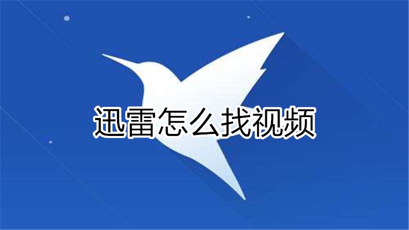 迅雷怎么找视频