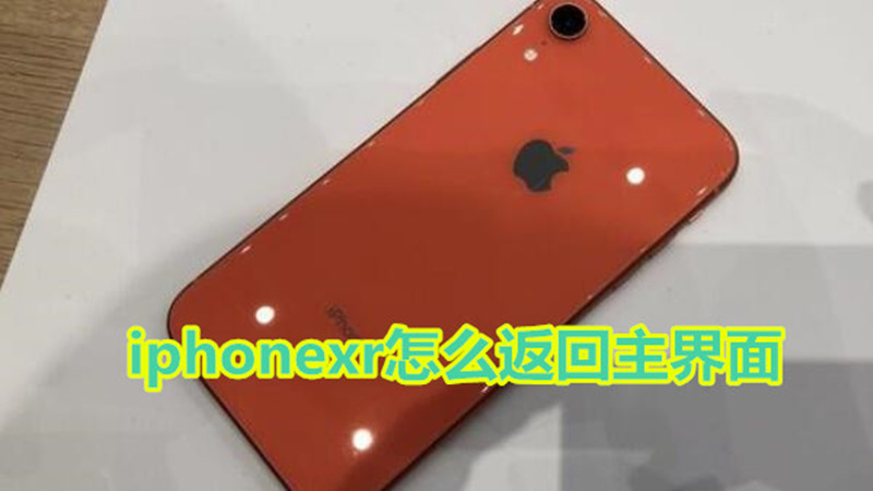 iphonexr怎么返回主界面