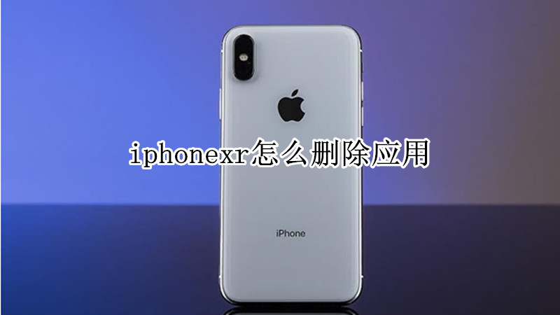 iphonexr怎么删除应用