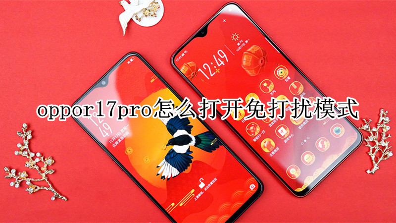 oppor17pro怎么打开免打扰模式