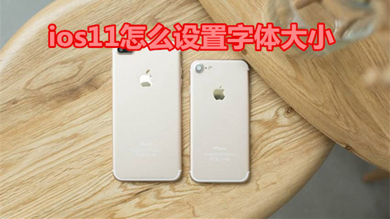 ios11怎么设置字体大小