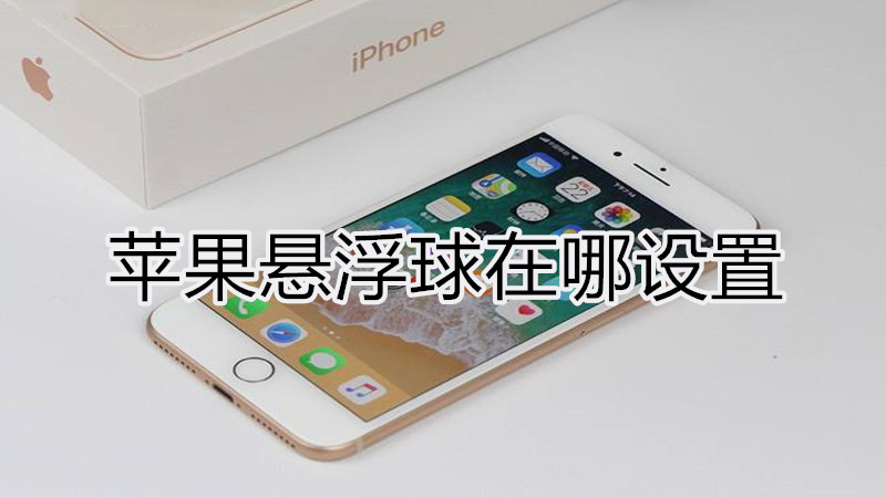 苹果悬浮球在哪设置
