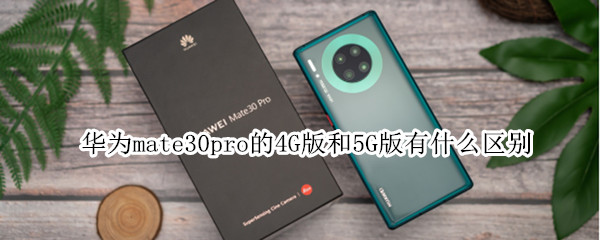 华为mate30pro的4G版和5G版有什么区别