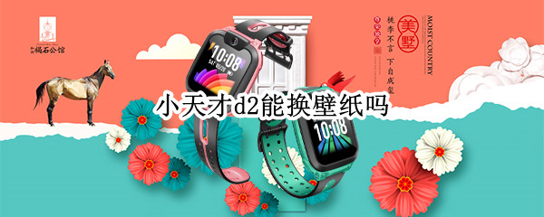 小天才d2能换壁纸吗
