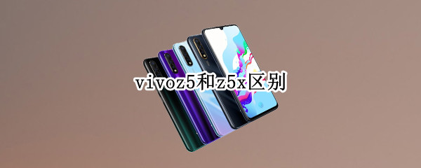 vivoz5和z5x区别