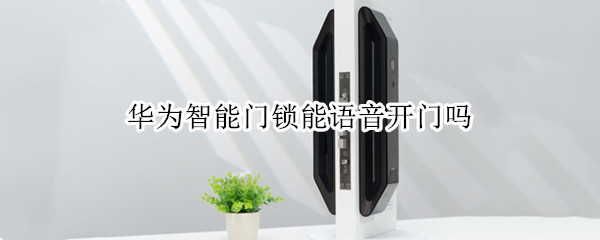 华为智能门锁能语音开门吗