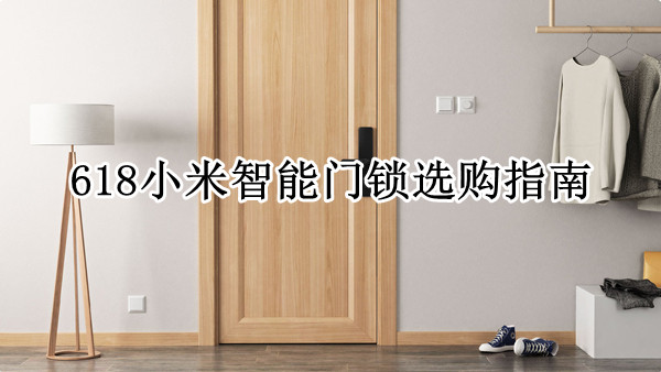 618小米智能门锁选购指南