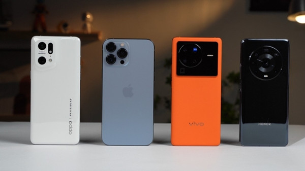 iPhone 13 Pro Max、OPPO Find X5 Pro、vivo X80 Pro和荣耀Magic4 Pro拍照对比