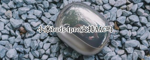 小米buds4pro支持AAC吗