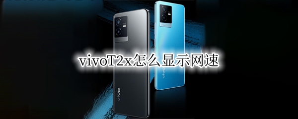 vivoT2x怎么显示网速