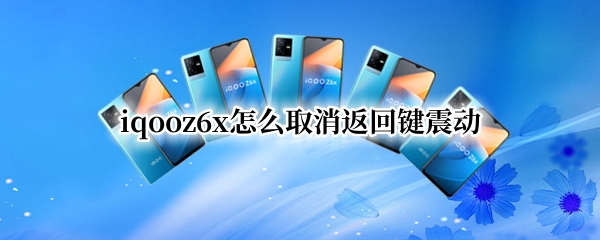 iqooz6x怎么取消返回键震动