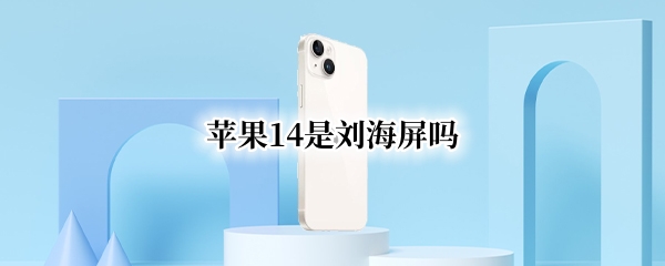 苹果14是刘海屏吗