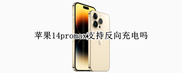 苹果14promax支持反向充电吗