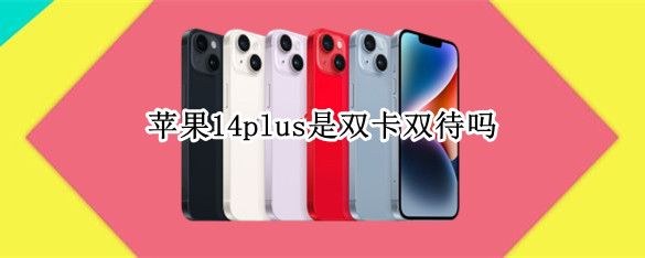 苹果14plus是双卡双待吗