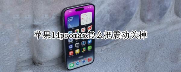 苹果14promax怎么把震动关掉