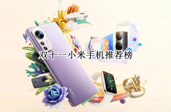 双十一小米手机推荐榜